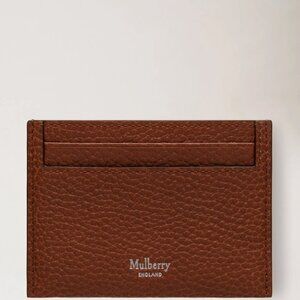 Mulberry Credit Card Slip Oak Small Classic Grain in Oak